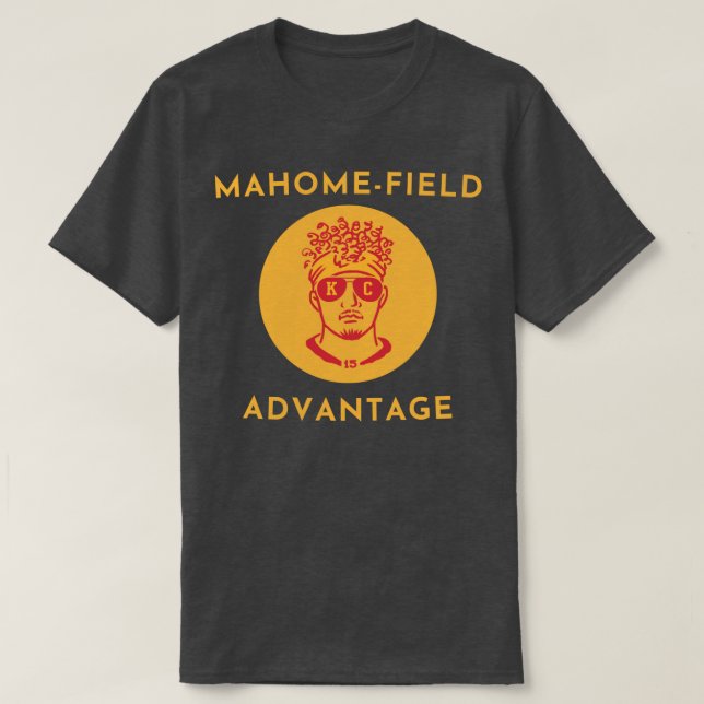 Kansas City Chiefs Mahomefield Advantage T-Shirt (Design Front)