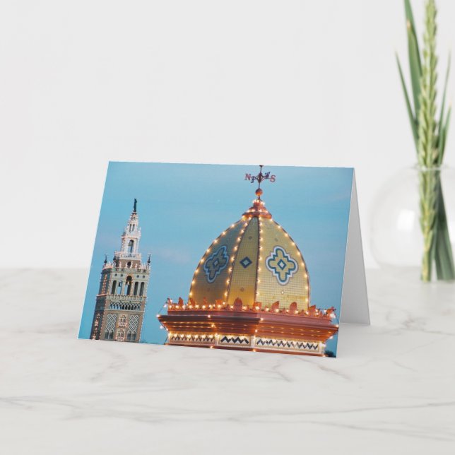 Kansas City Country Club Plaza Lights Holiday Card (Front)