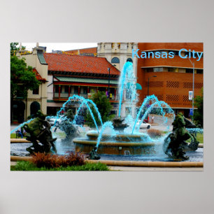 Kansas City Country Club Plaza Poster