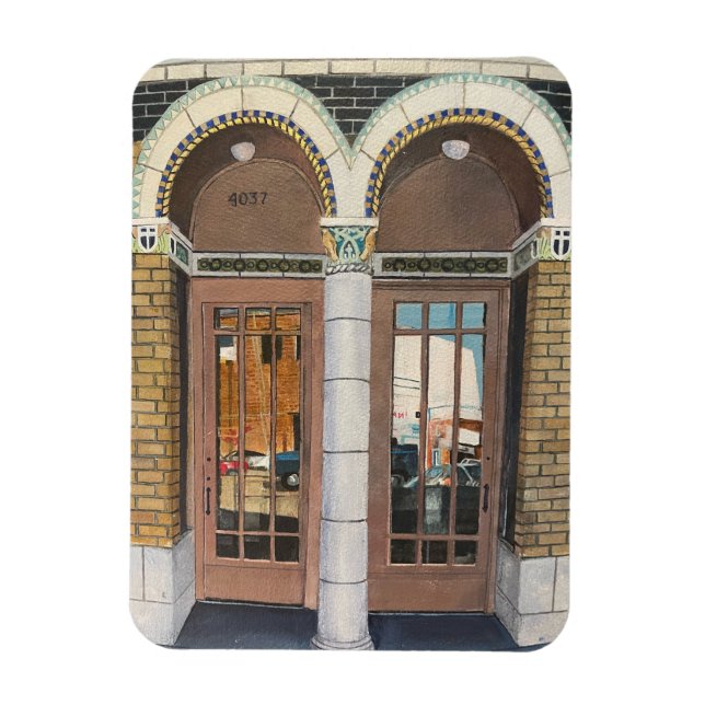 Kansas City Door Magnet (Vertical)