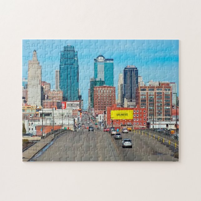 Kansas City Downtown. Jigsaw Puzzle (Horizontal)