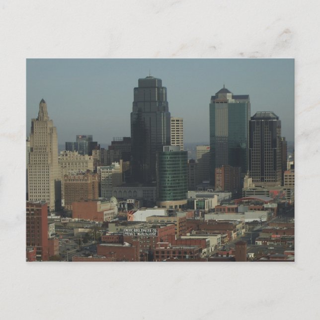 Kansas City Downtown Postcard (Front)
