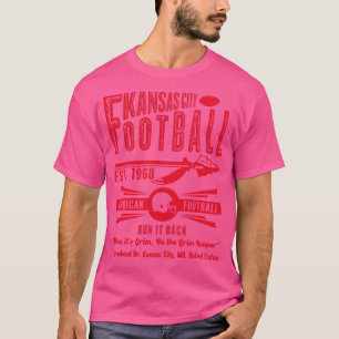 Kansas City  Est 1960 Arrow Vintage Red Text T-Shirt