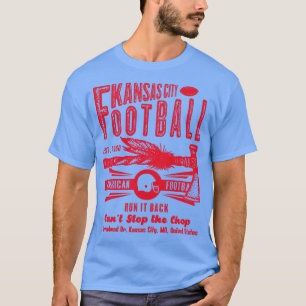 Kansas City  Est 1960 Tomahawk Vintage Red Text T-Shirt