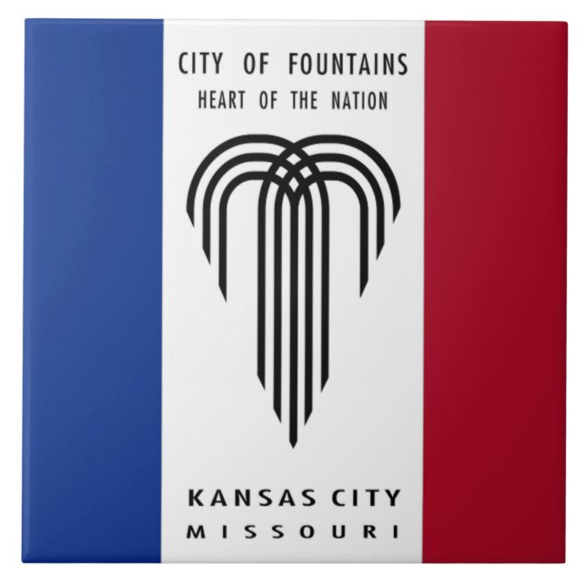 Kansas City flag Tile (Front)
