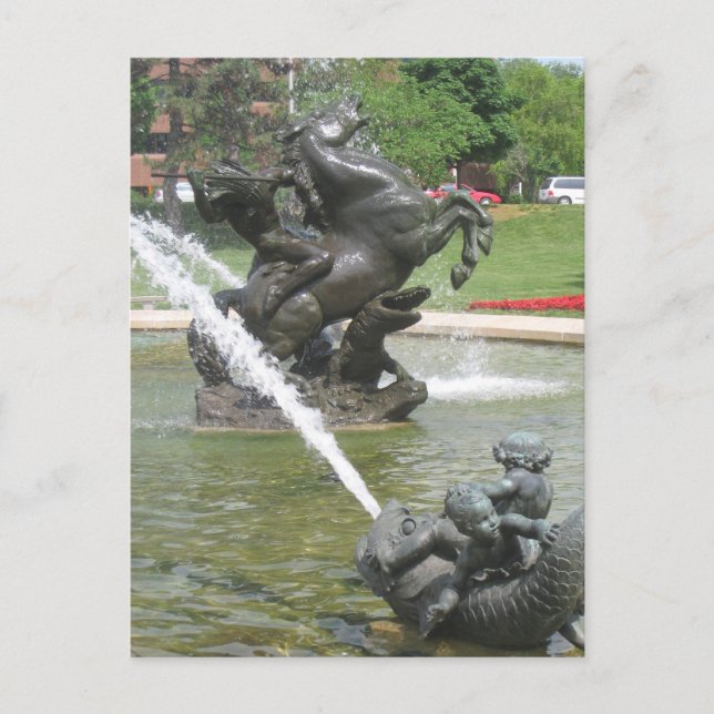 Kansas City Fountain Postcard (Front)