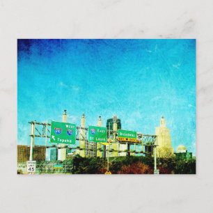 Kansas City Highway Postcard