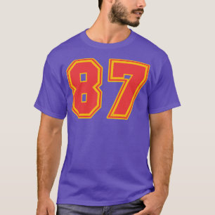 Kansas City Kelce Lover Chief Fan 87 toon Retro T-Shirt