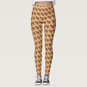 Kansas City Memphis BBQ Barbecue Spare Ribs Foodie Leggings