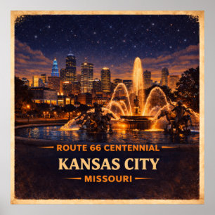 Kansas City Missouri Centennial Poster