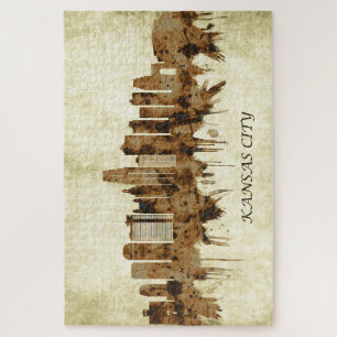 Kansas City Missouri Cityscape Jigsaw Puzzle