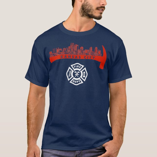 Kansas City Missouri Fire Rescue Department  (2) T-Shirt (Front)