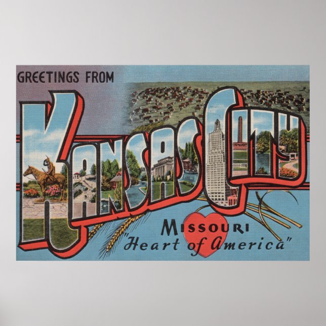 Kansas City, Missouri (Heart) Poster (Front)