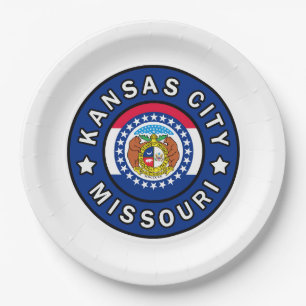 Kansas City Missouri Paper Plate