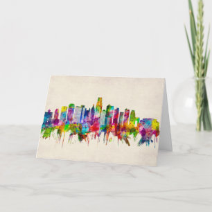 Kansas City Missouri Skyline Holiday Card