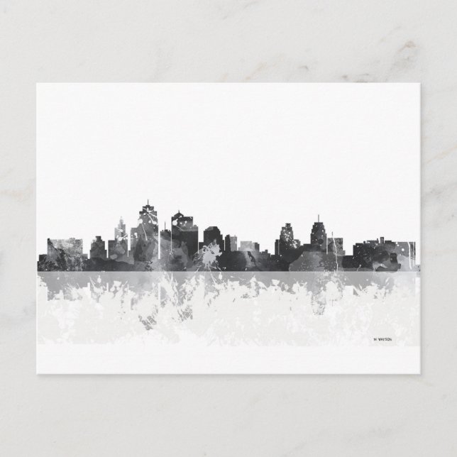 KANSAS CITY, MISSOURI SKYLINE POSTCARD (Front)