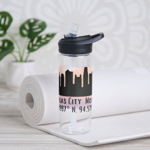 Kansas City MO City Skyline Water Bottle
