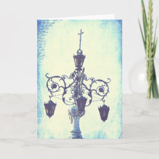 Kansas City Plaza Light With A Touch of Grunge Card