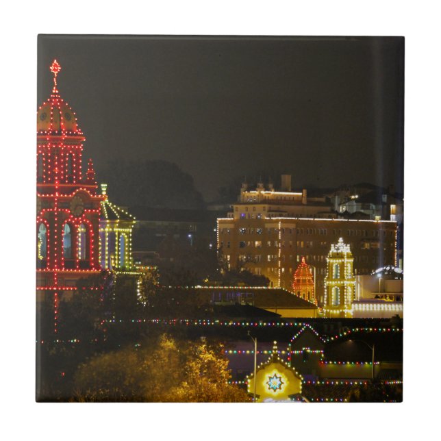 Kansas City Plaza Lights Tile (Front)