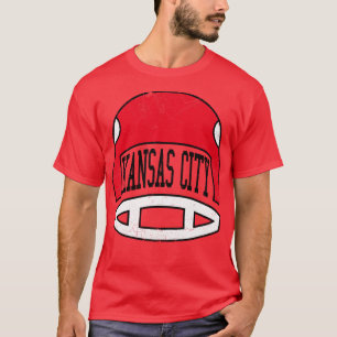 Kansas City Retro Helmet White T-Shirt