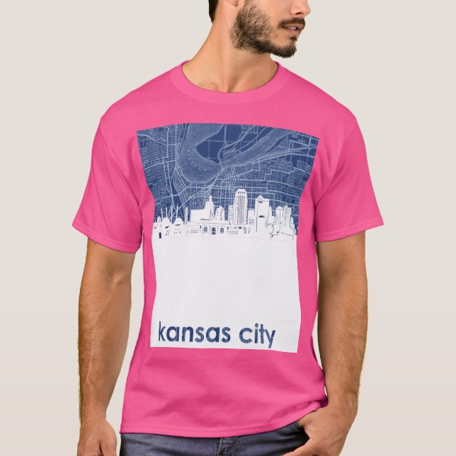 kansas city skyline 4 T-Shirt (Front)