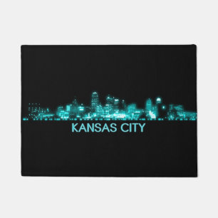 Kansas City Skyline Doormat