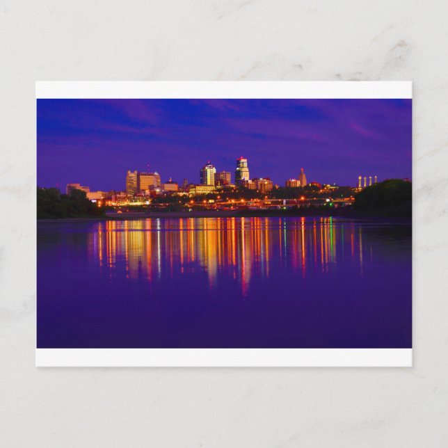 Kansas City Skyline Postcard (Front)