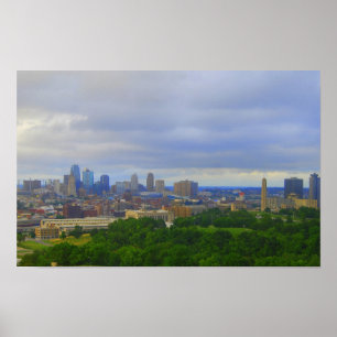Kansas City Skyline Print