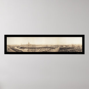 Kansas City StockYards Photo 1909 Poster