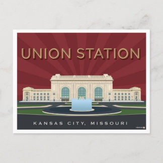 Kansas City Union Station - Postcard
