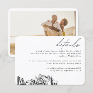 Kansas City Wedding Hotel Room Block Details Enclosure Card