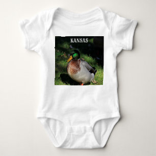 Kansas Colourful Duck/Rabbit Baby Bodysuit
