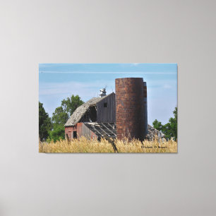 Kansas Country Barn Canvas Print