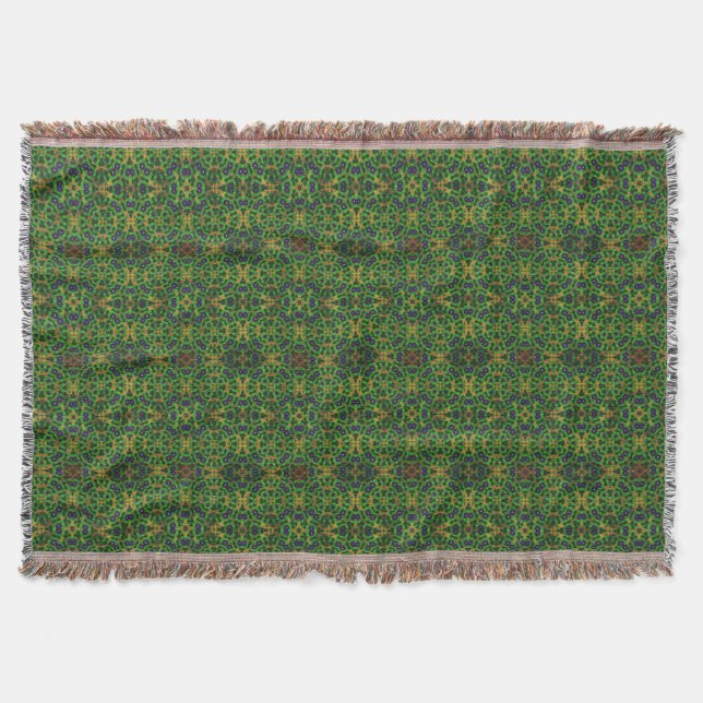Kansas Emerald Throw Blanket (Front)