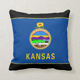 Kansas flag cushion