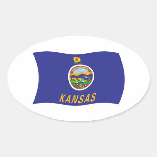 Kansas Flag Sticker
