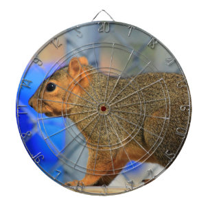 Kansas Fox Tail Squirrel ProfiledInk Dart Board