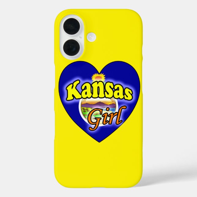 Kansas Girl Case-Mate iPhone Case (Back)