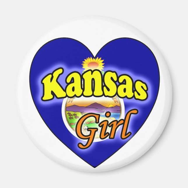 Kansas Girl Magnet (Front)