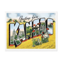 Kansas Greetings From US States