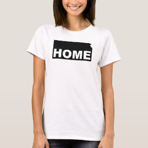 Kansas Home Away From State T-Shirt Tees