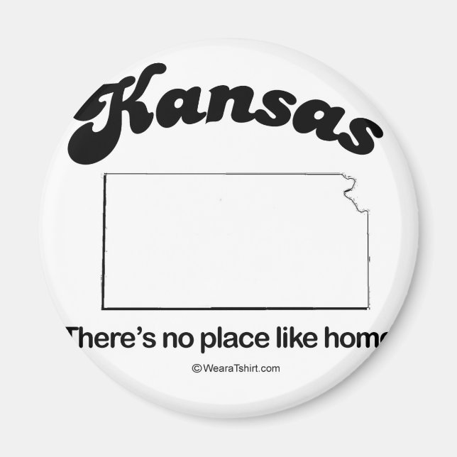 KANSAS - "KANSAS STATE MOTTO" T-shirts and Gear Magnet (Front)
