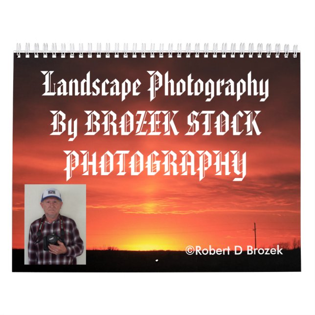 Kansas Landscape Photography CALENDAR (Cover)