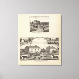 Kansas Live Stock County in Cawker City Canvas Print