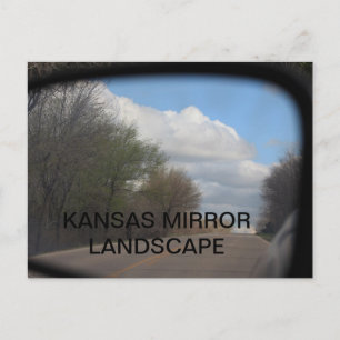 KANSAS MIRROR LANDSCAPE POST CARD