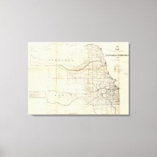 Kansas, Nebraska Canvas Print