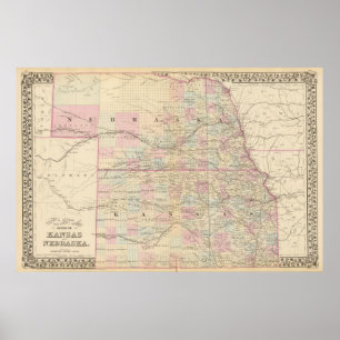 Kansas, Nebraska Poster