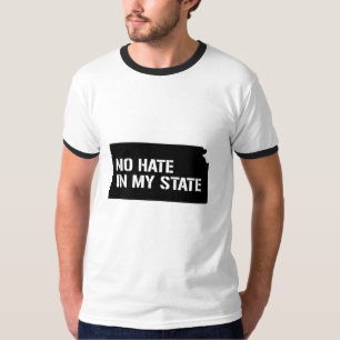 Kansas: No Hate In My State T-Shirt