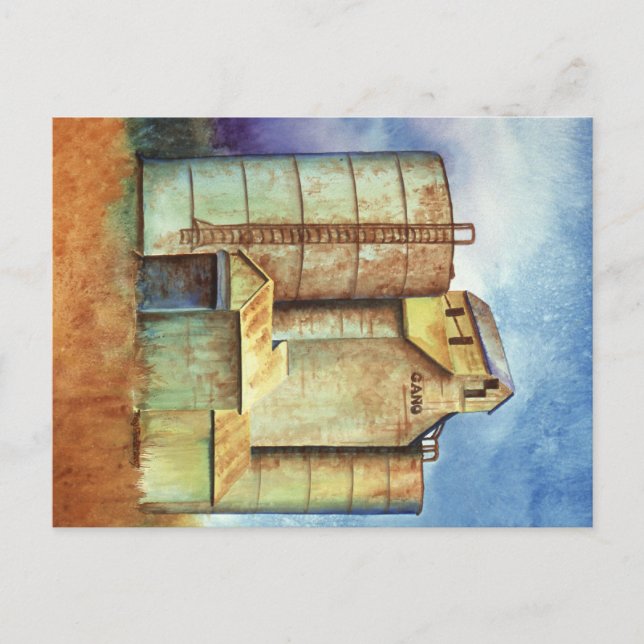 Kansas Past Postcard (Front)