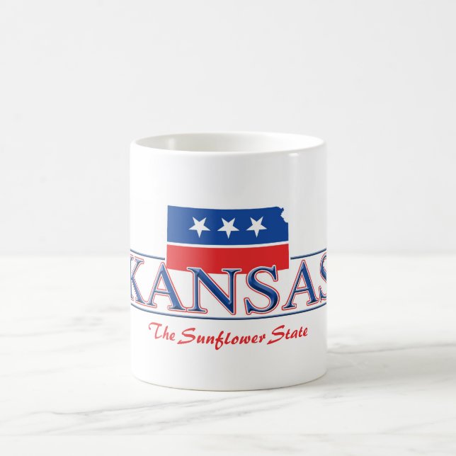 Kansas Patriotic Mug (Center)